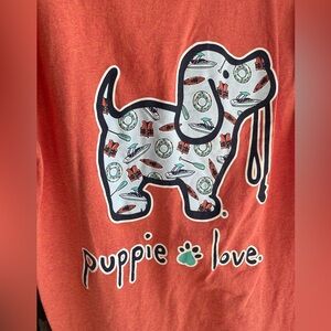 Puppie Love Short Sleeve Lake Life T-shirt
